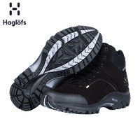 Haglofs火柴棍女款防水减震徒步鞋495570（38【UK5】、2C5正黑色）
