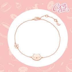 CHOW TAI FOOK 周大福 周大福 CoCo Cat系列沉睡小猫18K金手链