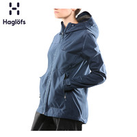 Haglofs火柴棍女款户外舒适休闲耐磨连帽夹克 603976 欧版（XL、3TL 橡木色）