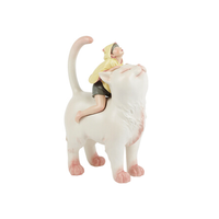 贾晓鸥《猫将军》雕塑 创意小礼物 伴手礼 30*23*18 氯乙烯树脂