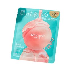 one leaf 一叶子 乳酸菌桃子面膜