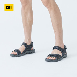 CAT 卡特 魔术贴设计男凉鞋 P718496I1KLC36 黑色 40