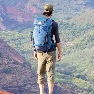 Gregory格里高利PARAGON双肩登山包户外旅行背包男徒步旅行双肩包（38升、欧米加蓝（M/L））