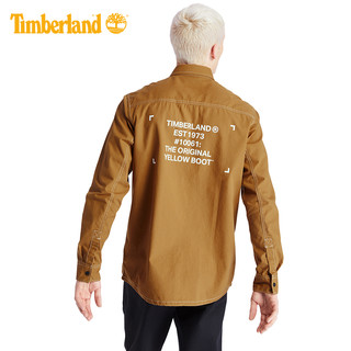 Timberland添柏岚男装时尚休闲工装衬衫式外套|A2AC4（S、A2AC4P47/小麦色）