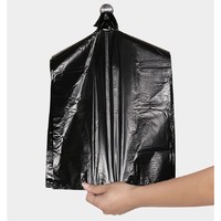 HANSHILIUJIA 汉世刘家 垃圾袋家用加厚中大号黑色手提背心式拉圾袋批发一次性塑料袋厨房