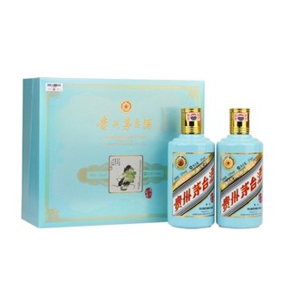 MOUTAI 茅台 53度375ml*2瓶/盒贵州茅台酒（庚子鼠年）酱香型白酒酒水