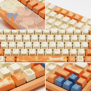 Akko 艾酷 ACG84 龙珠超 悟空 84键 有线机械键盘 橘色 AKKO蓝轴 无光