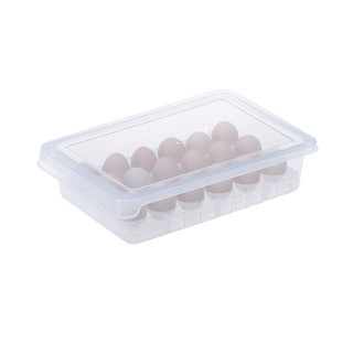 tenma天马株式会社鸡蛋收纳盒饺子保鲜盒厨房冰箱食物收纳盒（果蔬收纳盒单个装（34cm*22.5cm*8.5cm--专利商品，仿冒必究））