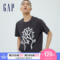 Gap 盖璞 Keith Haring联名 Gap男女装纯棉短袖T恤2021夏季新款