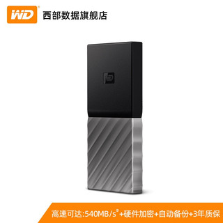 Western Digital 西部数据 西部数据(WD)移动硬盘512G/1TB/2TB/4TB/5TB  USB3.0  2.5英寸 SSD固态盘 540MB/s 灰黑色 1TB