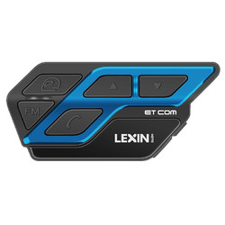LEXIN ETCOM 乐行摩托车头盔蓝牙耳机骑行装备内置一体式音乐语音导航防水耳机 