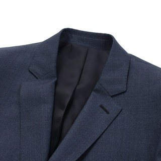 雅戈尔西服春秋新款商务休闲时尚男士羊毛蓝灰单西装外套正装2969（175/96A、蓝灰）