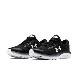 UNDER ARMOUR 安德玛 Charged Bandit 4 女子跑鞋 3021964-001 黑/白/灰 35.5