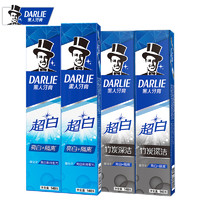 DARLIE 黑人 黑人（DARLIE）超白牙膏组合套装 140g*4