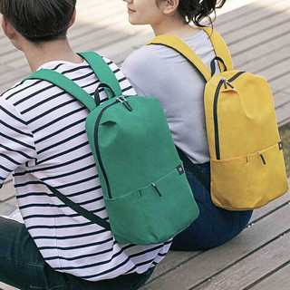 Xiaomi 小米 男女款炫彩小背包 1100842 绿色 10L