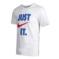 NIKE 耐克 耐克 NIKE 男子 T恤 AS M NSW LUCKY TEE 运动服 AQ5195-100 白色 XL码