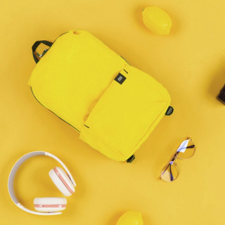 Xiaomi 小米 男女款炫彩小背包 黄色 20L