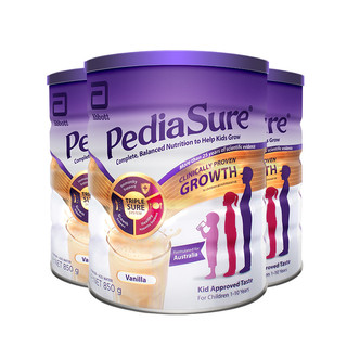 PediaSure 小安素系列 儿童特殊配方奶粉 澳版 850g*3罐 香草味