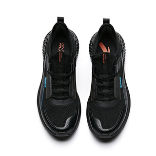ANTA 安踏 跑步系列 C37 男子跑鞋 912035532-4 黑/竞速橙 42