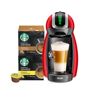 Dolce Gusto 多趣酷思 EDG466 胶囊咖啡机+星巴克黑咖*2 星光红