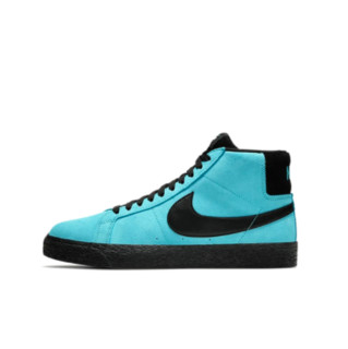 NIKE 耐克 SB Blazer Zoom 中性运动板鞋 864349-400 海蓝/黑色 42.5