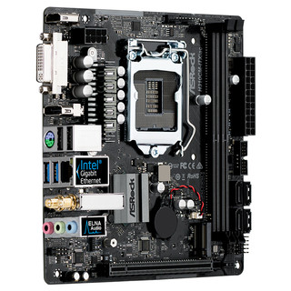 ASRock 华擎 H310CM-ITX/ac ITX主板（intel LGA1151、H310）