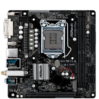 ASRock 华擎 H310CM-ITX/ac ITX主板（intel LGA1151、H310）