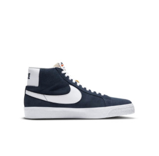 NIKE 耐克 SB Blazer Zoom 中性运动板鞋 864349-401 深海蓝/黑色/白色 45