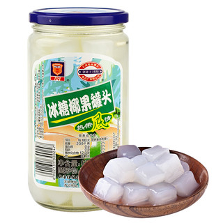 MALING 梅林 水果罐头糖水黄桃/荔枝/菠萝/杂果/椰果650g罐装食品多口味可选 冰糖椰果 650g