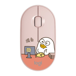 logitech 罗技 小刘鸭定制版 2.4G蓝牙 Unifying 双模无线鼠标 1000DPI