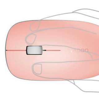 RAPOO 雷柏 M200G 静音版 2.4G蓝牙 双模无线鼠标 1300DPI