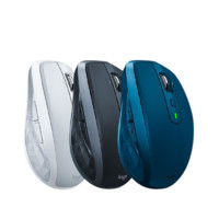 logitech 罗技 2.4G蓝牙 双模无线鼠标 25600DPI RGB 睿智蓝