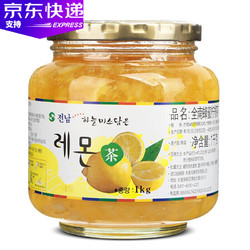 全南 韩国进口蜂蜜柚子茶果味茶1000g瓶装