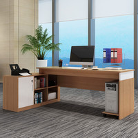 美宜德曼 L型办公电脑桌 1.4m 左柜款
