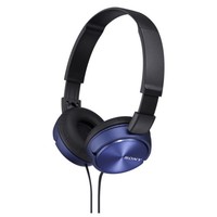 SONY 索尼 MDR-ZX310 耳罩式头戴式有线耳机 蓝色