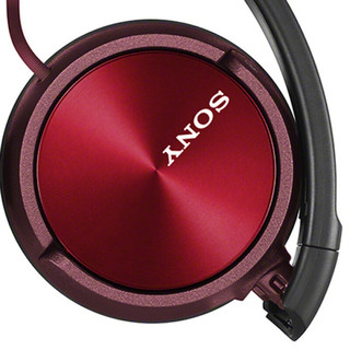 SONY 索尼 MDR-ZX310 耳罩式头戴式有线耳机 红色