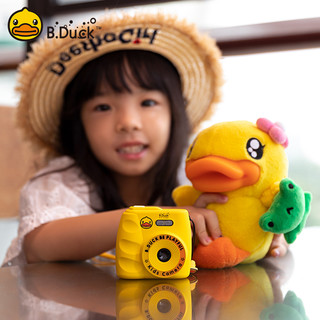 B.Duck小黄鸭儿童相机可拍照迷你小单反数码仿真照相机女孩子玩具