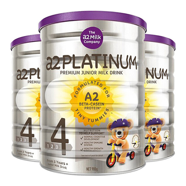 a2 艾尔 platinum系列 儿童奶粉 澳版 4段 900g*3罐