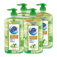 超能 离子去油洗洁精 1.5kg*4瓶 柠檬护手