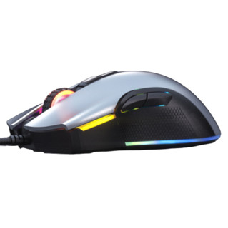 MOTOSPEED 摩豹 V70 有线鼠标 12000DPI RGB 太空灰