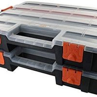 TACTIX 拓为 2件联锁塑料整理盒