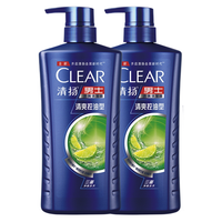 CLEAR 清扬 男士去屑洗发露 清爽控油型 720g*2