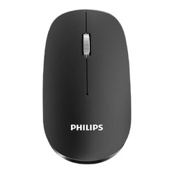 PHILIPS 飞利浦 SPK7305 电池版 2.4G无线鼠标 1600DPI 经典黑