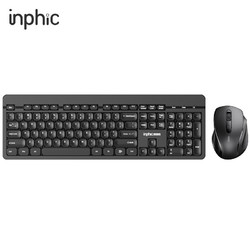 inphic 英菲克 英菲克（INPHIC）V790S无线键盘鼠标套装 无线 键全尺寸 黑