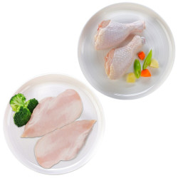 圣农 鸡大胸3kg 琵琶腿2kg