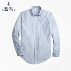 Brooks Brothers 布克兄弟 Brooks Brothers/布克兄弟男士棉质口袋款长袖衬衫简约休闲