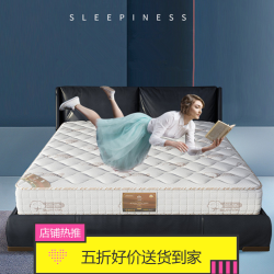 缘诺亿 席梦思床垫独立弹簧3E椰棕乳胶床垫yBD款