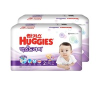 HUGGIES 好奇 进口好奇超干爽纸尿裤S52*2包 婴儿新生儿尿不湿针对夜用需求开发