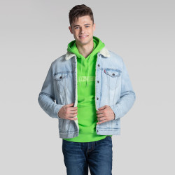 Levi's 李维斯 16365-0103 男士仿羊羔绒牛仔夹克