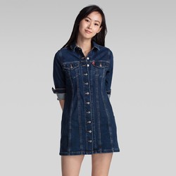 Levi's 李维斯 李维斯女士夏季新款牛仔Revel 心机连衣裙